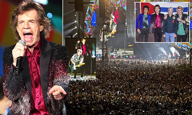 Rolling Stones Goyang Havana di Depan 500 Ribu Penonton